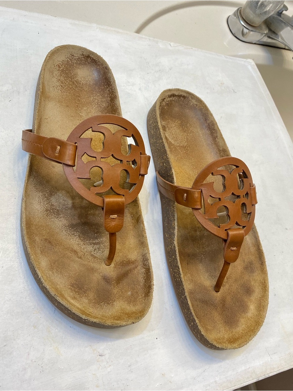 Tory Burch miller cloud sandal women size 9 great condition perfect bottom